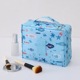 Cosmetic Bags Portable Storage Bag Makeup Pouch Multi-compartment Case Travel Wash Toilet Bathroom Organizer