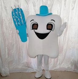 2024 Hot Sales Tooth Mascot Costume Suit halloween Party Game Dress Outfit Performance Activity Sales Promotion