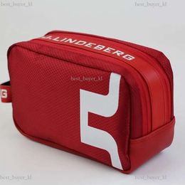 Famous Design High Quality J Lindeberg Mens Golf Bags Golf Pouch Multifunctional Double-layer Storage Bag Outdoor Sports Light Clutch Bag 895