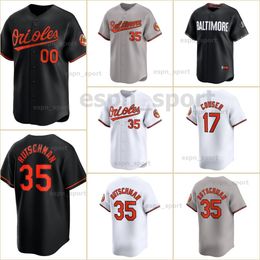 35 Adley Rutschman 2024 Orioles Baseball Jersey 17 Colton Cowser 7 Jackson Holliday 2 Urias Henderson Ryan Mountcastle Santander Cedric Mullins Austin Hays MURRAY