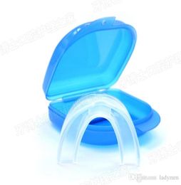 Whole 500PCS Anti Snore Apnea Kit Boil bite anti snore mouth tray Snoring Stopper Solution Device Stop Snoring Mouthpiece opp 2430960