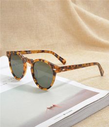 Gregory Peck Vintage Polarised Sun Glasses OV5186 Clear Frame Sunglasses Brand Designer men women Sunglasses gafas oculos CX2007066672414