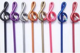 wholesale Pencil stationery wholesale Music pencil Treble clef Shape Multicolor mixed wooden ZZ