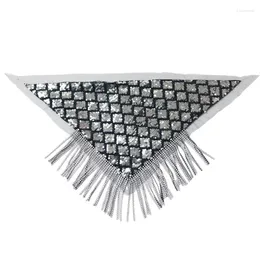 Scarves Rhinestones Bandana Head Scarf Turbans For Women Male Soft Headscarf Wrap With Blingbling