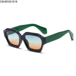 Sunglasses Fashion Square Women Tri Color Design Sun Glasses Retro Punk Simple Style Goggles Femino