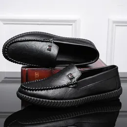 Casual Shoes Flat Unisex Soft Loafers PU Leather Moccasin