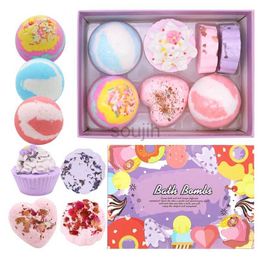 Bubble Bath Spa Bubble for Women Drop Shipping Bath Bombs Bath Bombs 7Pcs Special Shape Bath Bombs Gift Set with Essential Oils d240419