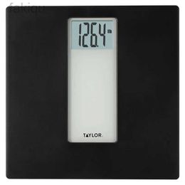 Body Weight Scales Taylor Digital Body Weight Scale Battery Powered Black/Grey 400lb Capacity 240419