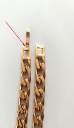 Chains Real 14k Fine Solid Gold GF Double Curved Cuban Chain Necklace Men 24quot Custom 10mm Width Thickness Heavy 118G3759245