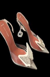 Fashion Season Shoes Amina Italy Muaddi X Awge Phoenix Slingback Pumps1050382