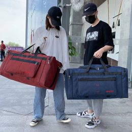 Shapers Super Large Capacity Men's Travel Bag Waterproof Big Duffle Bag for Women Male Weekend Trip Hand Lage Packing Storage Bags