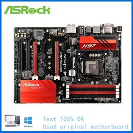 Motherboards For ASRock H97 KILLER Computer USB3.0 SATAIII Motherboard LGA 1150 DDR3 Desktop Mainboard Used