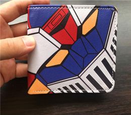 Mazinger Z World Wallets Cute Cartoon Comics Purse Student Short Game Wallet Anime Wallet Coin Bag Teens Credit Card Holder7441496