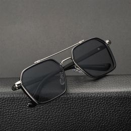 Trend Sunglasses For Men Professional Day Night Driver UV400 Retro Luxury Design Glasses vintage 240417