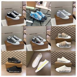 2024 New top Luxury Brand Casual Shoes Flat Outdoor Stripes Vintage Sneakers Thick Sole Season Tones Brand Classic Men's Shoes