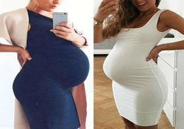 Casual Dresses Summer Womens Pregnants Dress Sleeveless Nursing Maternity Tank Tops Vest4858890