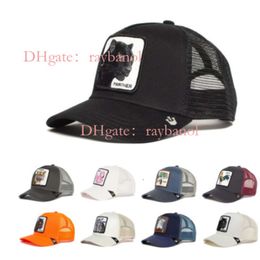 luxury cap designers women hat High Version Animal Shaped Embroidered Baseball Cap in Stock, Truck Driver, Black Panther, Rooster, Wolf, Cross-border Hot Sellin