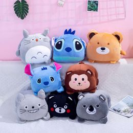 Warmer Pillow Doll with Hand Covering Throw Pillows Toys Soft Stuffed Dolls Office Cushions Plush Animal