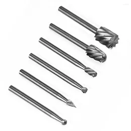 Mini Drill Bit Set Metal Drawing Tungsten Carbide Milling Cutter Rotary Tool Burr Mill Attachment For Dremel