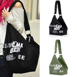 Bag Casual Women Large Capacity Canvas Letter Travel For Twenties Girls Totes Handbags Shoulder Bags Bolso #S