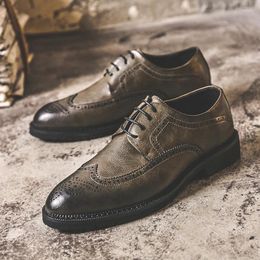 Casual Shoes High Quality Classic Men Penny Driving Fashion Male Comfortable British Brogues Leather Dress