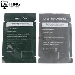 First Aid Supply Chest Seal Quick Useful Chest Wound Emergency Occlusive Dressing Bandage First Aid Kit Accessories Rescue Chest Seal Vented d240419