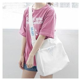 Shoulder Bags Women Canvas Messenger Ladies' Cotton Bag Female Environmental Simple Shopping College School Books David