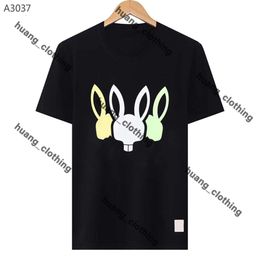 Physcho Bunny T Shirt Mens Womens Rabbit Men Shirt Fashion Designer Tshirt Couple Short Sleeve Man Tops Psyco Bunny Psychological Bunny Pyscho Bunny Physco Bunny 505