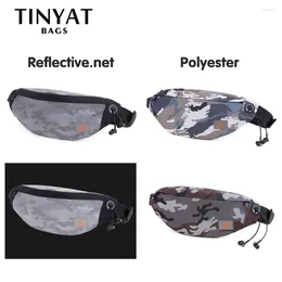 Waist Bags Mens Bag Net Polyester Fanny Camouflage Male Belt Pack Night Glow Phone Money Banana Hip