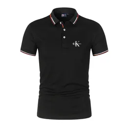 Men's Polos 2024 Selling Summer Short Sleeve T-shirt Cool And Breathable POLO Shirt Business Casual Sweat-absorbing Top