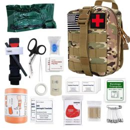 Bags Military Tactical Admin Pouch Emt Bug Outdoor Bag Camping Gear Tactical Molle Ifak Emt for Trauma Mergency Survival Firstaid Kit