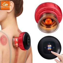 Electric massagers Electric vacuum cup massage anti fat mass magnet treatment wireless Guasha scraping fat burner weight loss body scraping cup Y240425