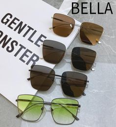 Sunglasses Women 2022 For Men BELLA Luxury Designer Vintage Trending Products Alloy UV400 Brown Sun Glasses7920105