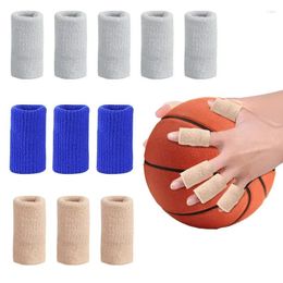 Wrist Support 10Pcs/Set Finger Protection Arthritis Guard Outdoor Sports Basketball Volleyball Elastic Sleeves