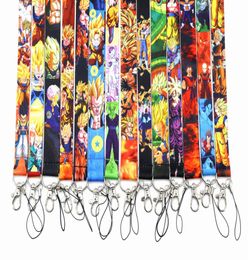 Japanese Anime Manga Dragon Key chain Lanyard For Women men Keys Hnadbagss ID Credit Bank Card Cover Badge Holder Keychain Accesso1579928