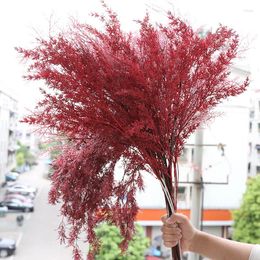 Decorative Flowers Artificial Fog Smoke Frost Grass Bouquet Fake Flower Home Decoration Road Lead Wall Christmas Decor Garden Branche