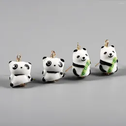Dangle Earrings Miwens Super Cute And Fun Animal Panda For Women Ceramic Creative Pendant Jewellery Accessories Holiday Gifts Wholesale