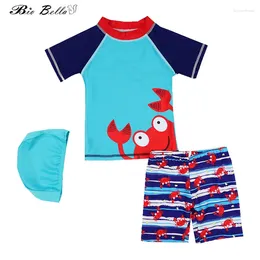 Women's Swimwear Children Boy Fashion Summer Closed-fitting Elastic Baby Boys Swimming Bathing Surfing Swimsuit Set