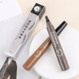 Enhancers Eyebrow Pen Eye Makeup Waterproof 4 Fork Portable Beauty Tool for Women Lady Long lasting Easy To Wear And Portable Beginners