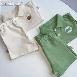 Clothing Sets 2024 Summer Kids Baby Boys Cute Set 2pcs - Infant Cartoon Polo-shirts Shorts Toddler Outdoor Clothes