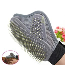 Pet Grooming Glove Hair Removal Brush Cat Dog Fur Hair Deshedding Gentle Efficient Dog Combs Pet Bathing Massage Products