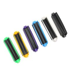 Newest Colourful Plastic Cone Shape 110MM Roll Manual Machine Easy Rolling Tobacco Cigarette Smoking Tool Portable High Quality Who2751223