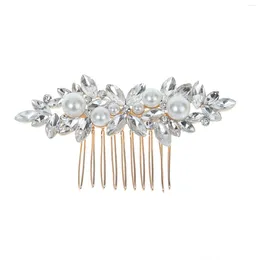Headpieces Bridesmaids Silver Gold Hair Comb Horse Eyes Glass Diamond Styling Accessories For Princess Party Favors