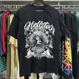 Hell Star Shirt Designer Shirt Hellstar Shirt Men Shirt Woman Fashion Brand Tshirt Dark Shirt Polo Shirt Y2k Casual Short Sports Shirt High Street Hellstar Shorts 695