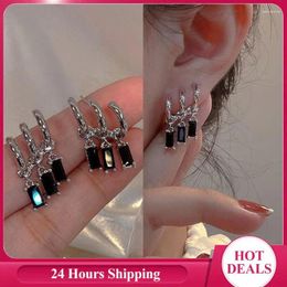 Dangle Earrings Luxury Rhinestone Drop Earring Irregular U-shaped Crystal Women Wedding Jewellery Accessories Zircon