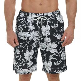 Men's Shorts Casual Fashion Mens Shorts Hawaii Vacation Swimsuit For Men Board Shorts 3D Floral Print Short Pants Ropa De Hombre Beach Shorts 240419 240419