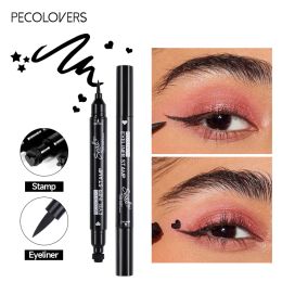 Eyeliner Flower Star Liquid Eyeliner Pen Waterproof Fast Dry Black Eye Liner Pencil With Eyeliner Cosmetic Doubleended Eyeliner