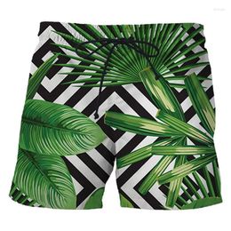 Men's Shorts Foliage Illusion Short Pants Men Women Kid 3D Printed Fashion Swim Trunks Beach Skateboard Sport Casual Loose