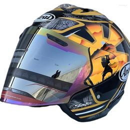 Motorcycle Helmets Armed Guard Open Face Half Helmet Single Visor Women And Men Protection Casque Casco