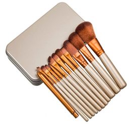 Makeup 12 Pcsset Brush Makeup Brush Kit Sets For Eyeshadow Blusher Cosmetic Brushes Tools RRA21053152056